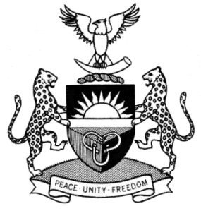 Biafran Coat of Arms (in black and white).